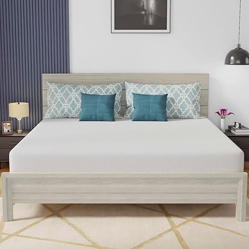 Miniatura 9 de BLKMTY Colchón Queen de 6 pulgadas, colchón de espuma viscoelástica de firmeza media, colchón transpirable para alivio de presión y colchón de gel