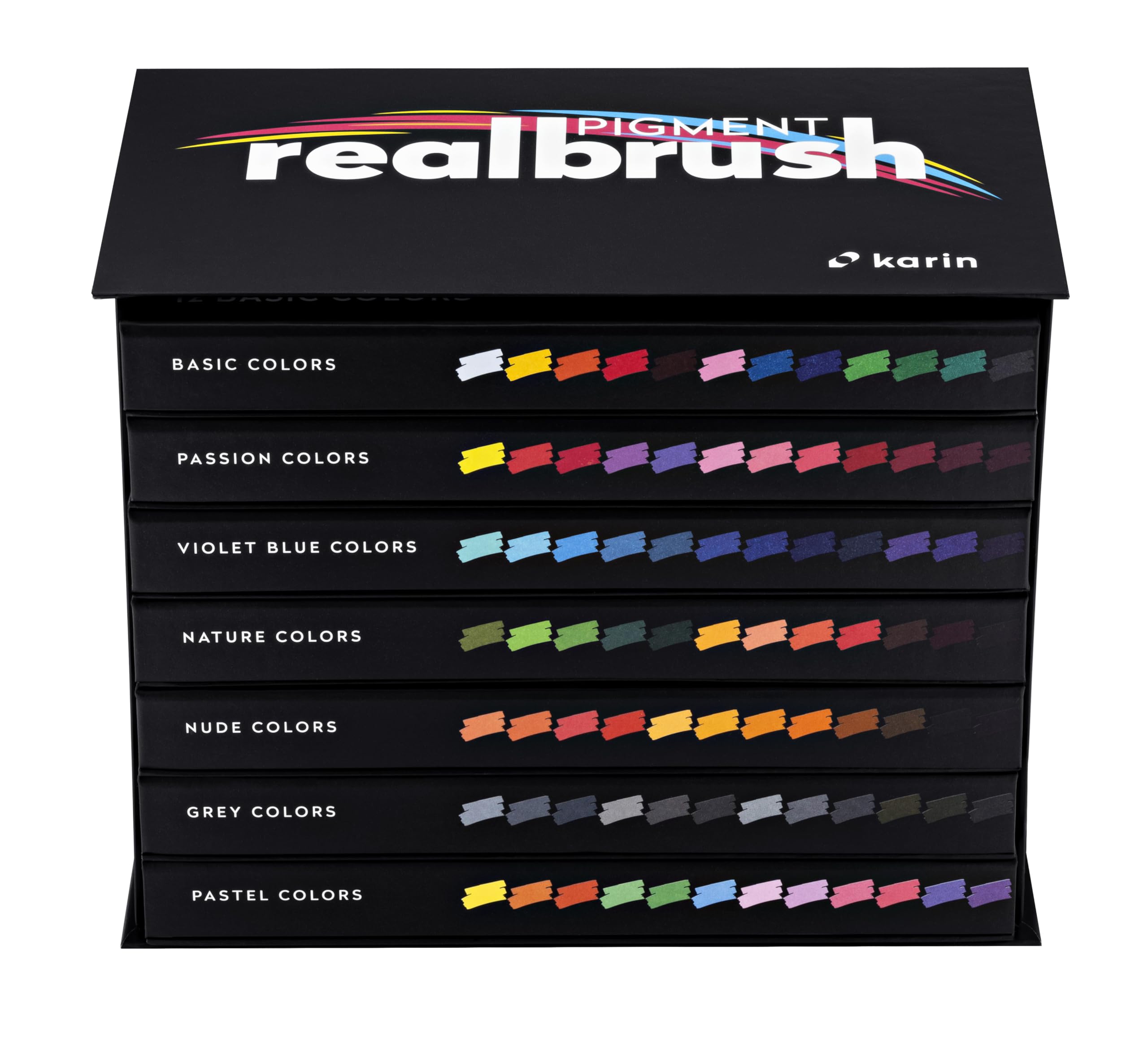 KARIN Realbrush PIGMENT Master zestaw 84 szt.