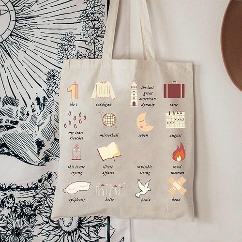 Miniatura 4 de TOBGBE Regalo inspirado en el álbum, regalos para fanáticos del cantante, bolsa de mano con nombre de álbum, mercancía para cantantes, amantes de la