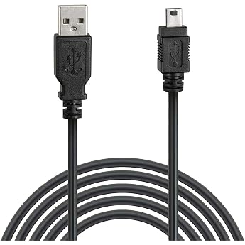 Wicked Chili 3 m Charging Cable Compatible with Dualshock PS3 Controller | Mini USB cable (charge play function, hi-speed USB