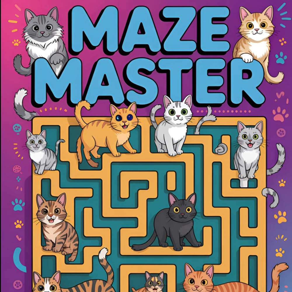 Mazes For Kids: Maze Master Can You Find the Way Maze | Activity Book For Kids