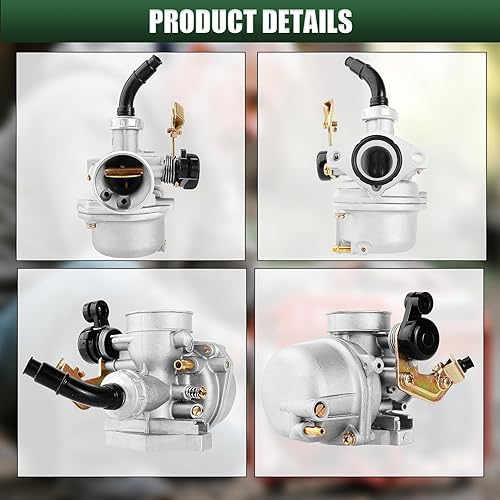 Miniatura 6 de QAZAKY Carburador PZ19 para 50 cc, 70 cc, 90 cc, 110 cc, 125 cc, ATV QUAD, scooter, Go Kart, ciclomotor, mini picador, Pit Dirt Pocket Super Bike