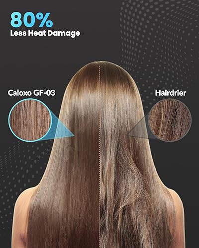 Miniatura 4 de Secador de pelo, 110000 RPM profesional con motor sin escobillas para secado rápido, secador de pelo compacto silencioso con difusor magnético para