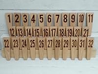 Vista 6 de Mango de grifo de cerveza personalizado Forma cónica de madera maciza numerada (numerada corta)