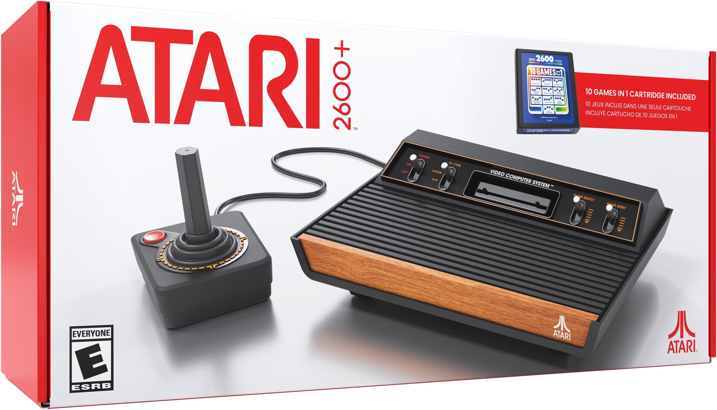 Atari Official 2600+ Console & Joystick - HDMI Output - Includes 10 Games