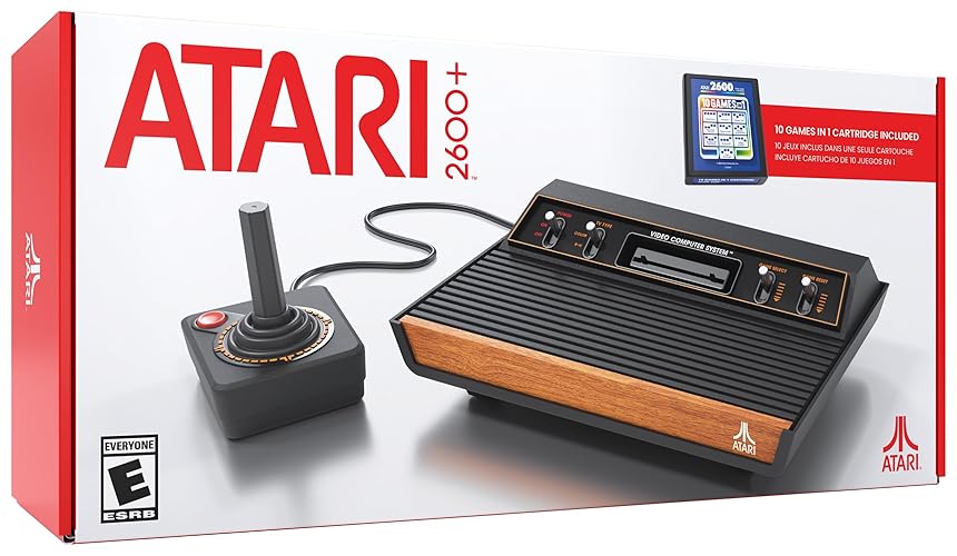 Consola Oficial Atari 2600+ y Mando con Salida HDMI - Incluye 10 Juegos