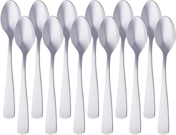 Amazon Basics Cucchiaino da Caffè Acciaio Inossidabile 14,2cm