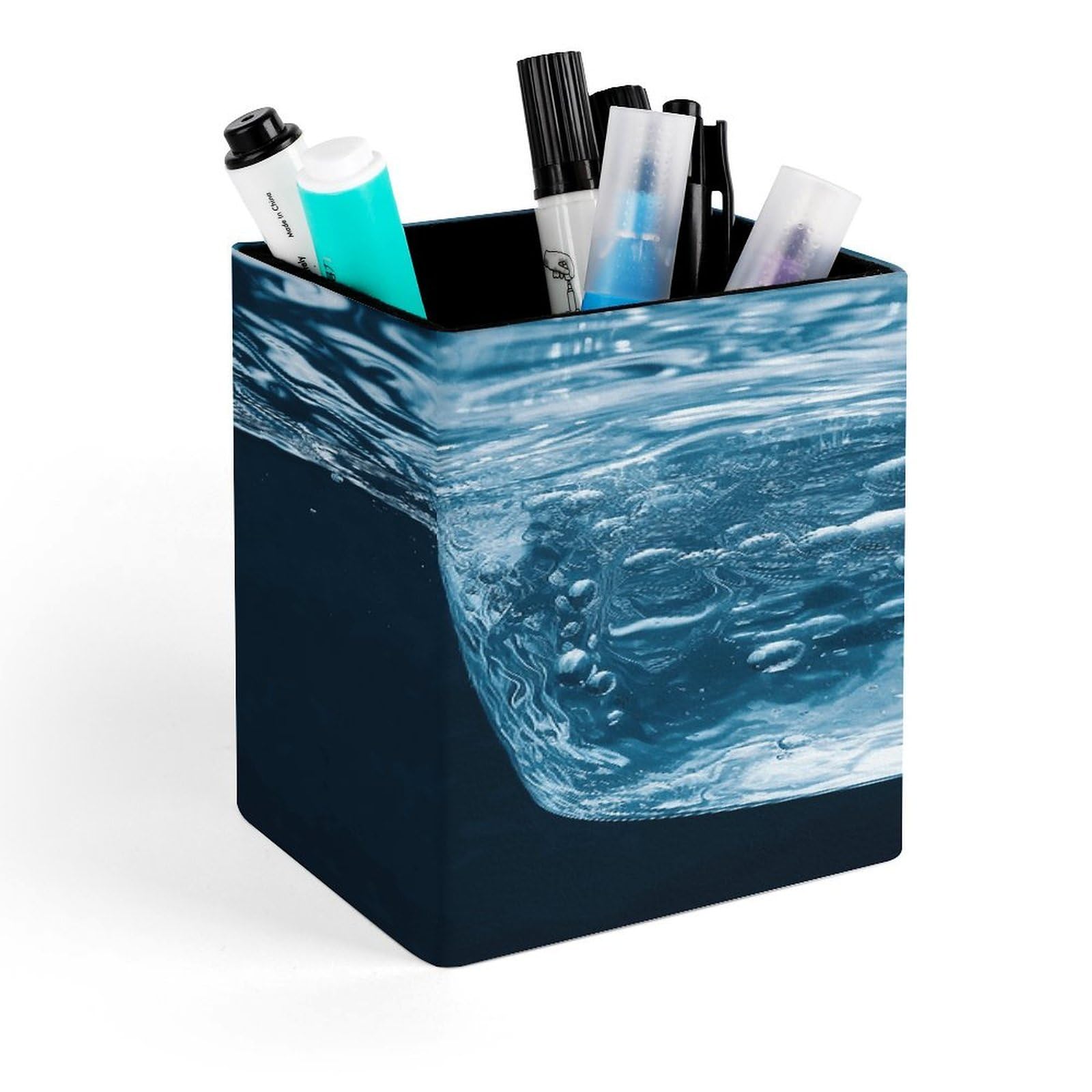 LZQPOEAS Water Pen Holder Modern Design Desktop Stationery Organizer Simple&Modern Minimalist Makeup Organizer Multi-Functional Pencil Holder for Office Home