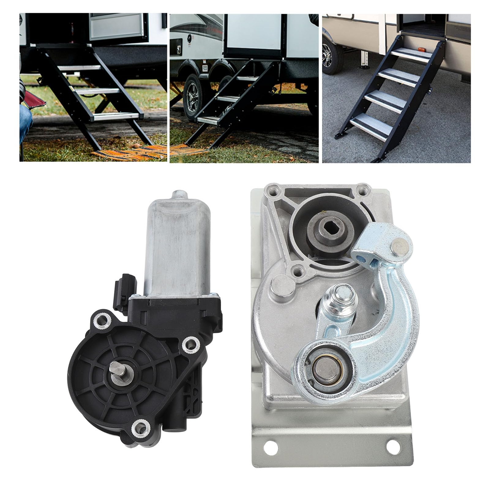 Kit di Sostituzione del Motore Passo-Passo per Ingresso Scale Installazione Semplice Prestazioni Migliorate per Kwikee 33 34 35 36 Gradini in Lega di Alluminio per Appassionati di