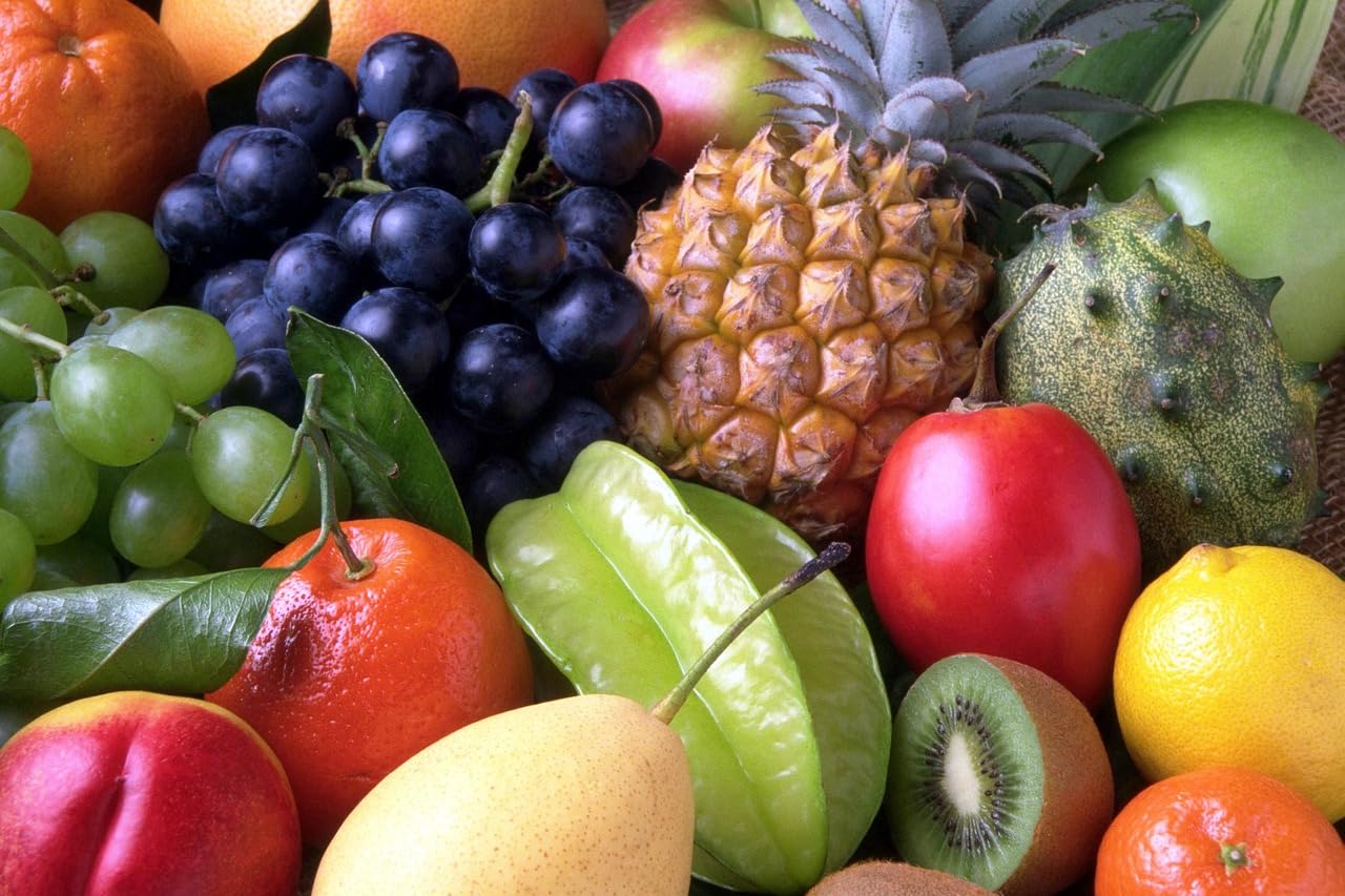 Caramanfruit Exotische-Früchte-Coulis - 4x 1kg - süßes Multivitamin Frucht-Püree, frei von Farb- und Konservierungsstoffen, zur Herstellung von Sorbet, Eis, Torte, Kuchen, als Dessert (4er)