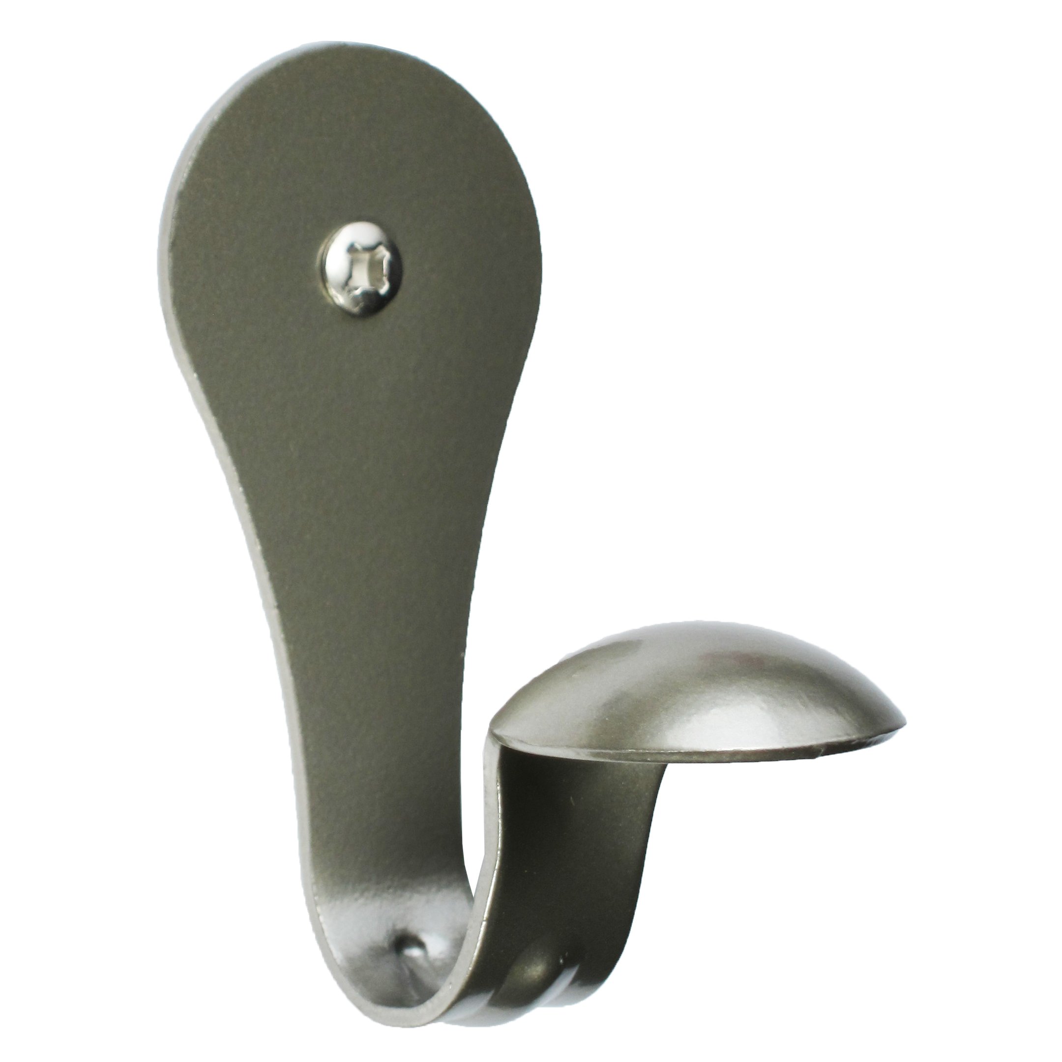 SmartHook ColorZ Garment Friendly Single Coat Hook - 3 Pack (Satin Nickel)