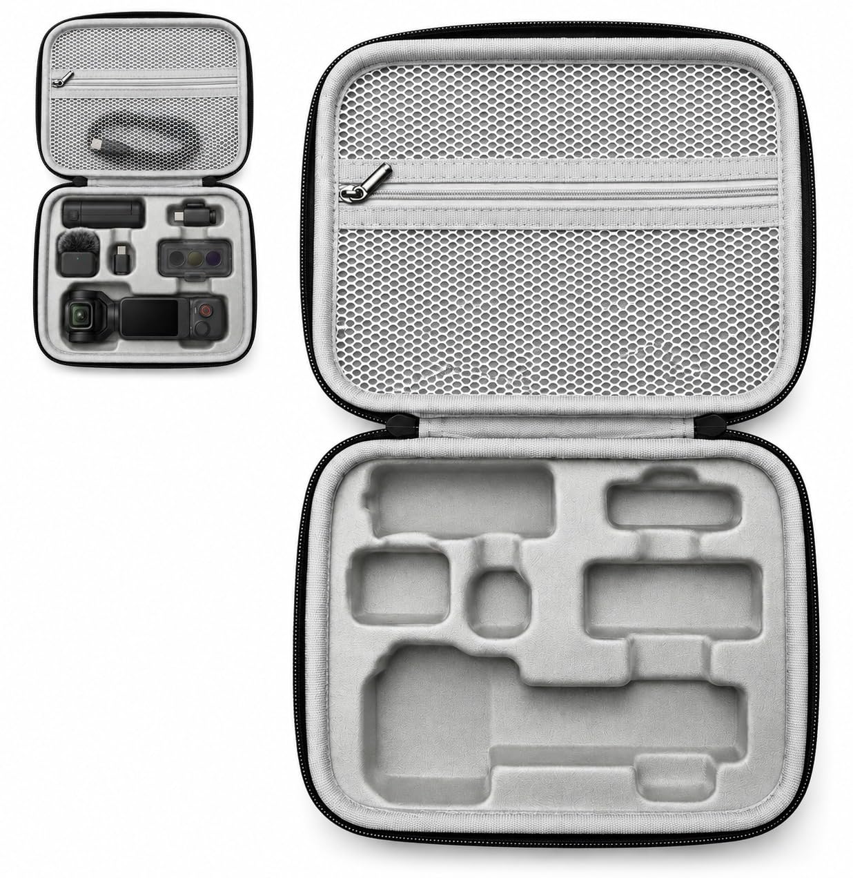 M.G.R.J® Portable Carrying Case Cover for DJI Osmo Nano Vlogging Camera (Hard|EVA|Black) — Amazon image 7