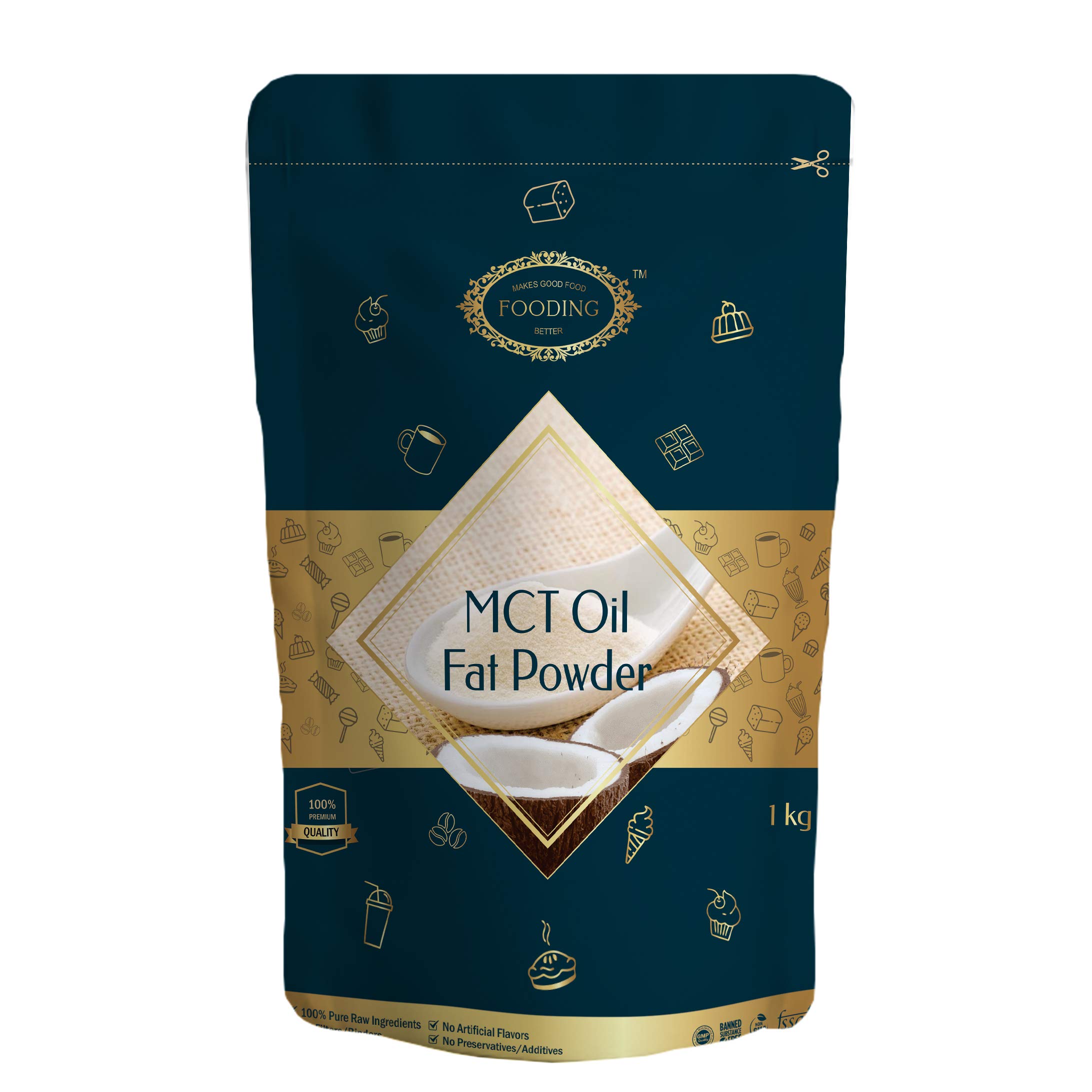 Fooding MCT Oil Fat Powder, 250gm (B08HHDLDY4) Amazon Price History, Amazon Price Tracker