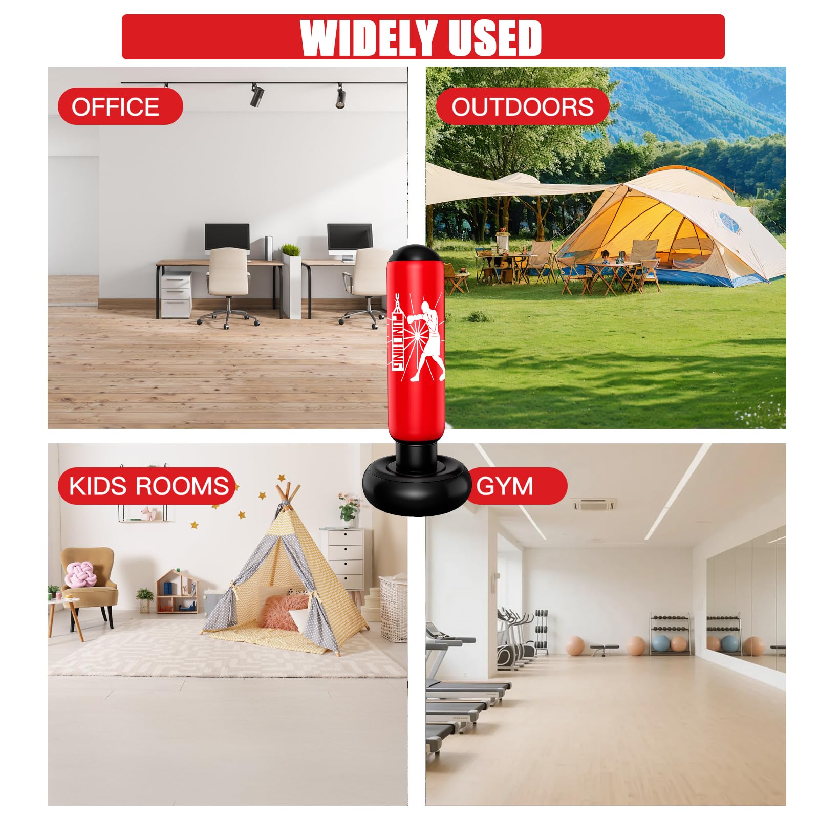 MeYuxg Sacco da Boxe per Bambini,160cm Gonfiabile Sacco da Boxe da Terra con Pompa a Pedale,Punching Ball Bambini Regalo per Ragazzi e Ragazze per karate,Kickboxing,Taekwondo,Allenamento MMA