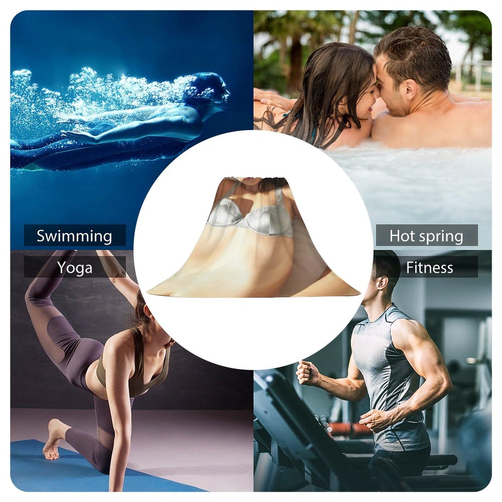 レディー❤新品♥ビーチタオル♥ Amazon｜川口春奈-62 バスタオル ビーチタオル スポーツタオル