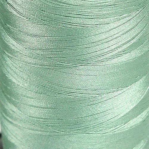 Miniatura 6 de Elvis 120D2 - Hilo de bordar luminoso, carrete de 3280 yardas, color verde Sweetleaf