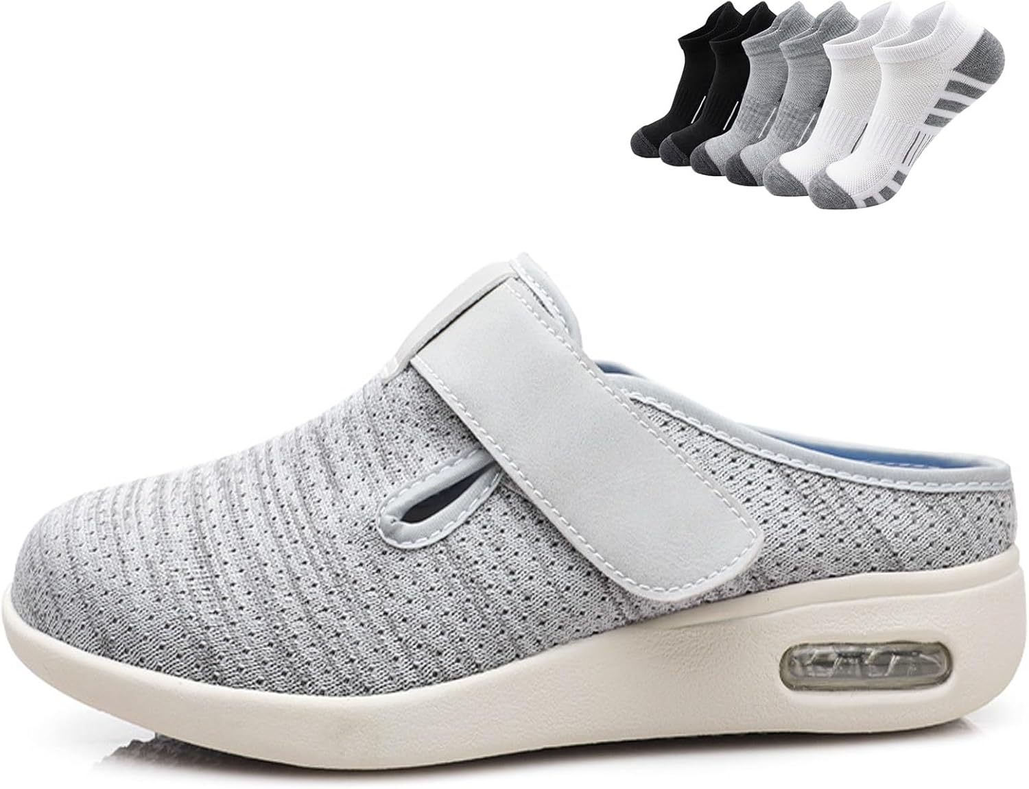 Diabetic Care Shoes,Stretch Upper All Day Comfort Slippers