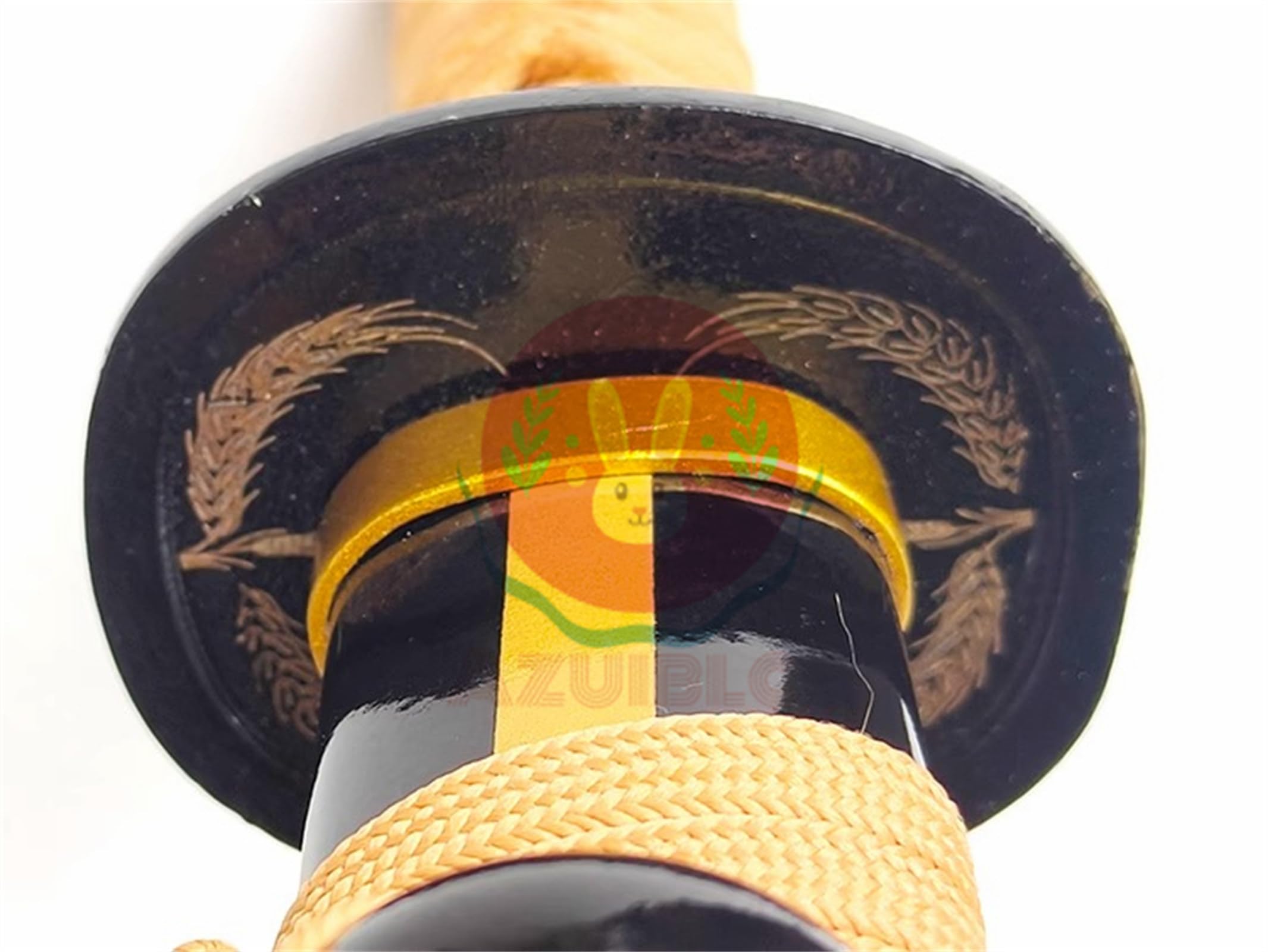 Amazon.co.jp: 【Azuiblc】木製刀 謙信景光 黄紐 短刀 模造刀 コスプレ