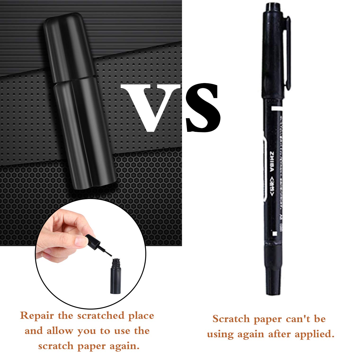 Scratch Painting Art Tool, 9 Pieces Scratching Drawing Tool Set, Including Artist Glove, Tool Bag, Scratch Coloring Pens, Plastic and Wooden Stylus, Scraper, Clean Brush - Image 4