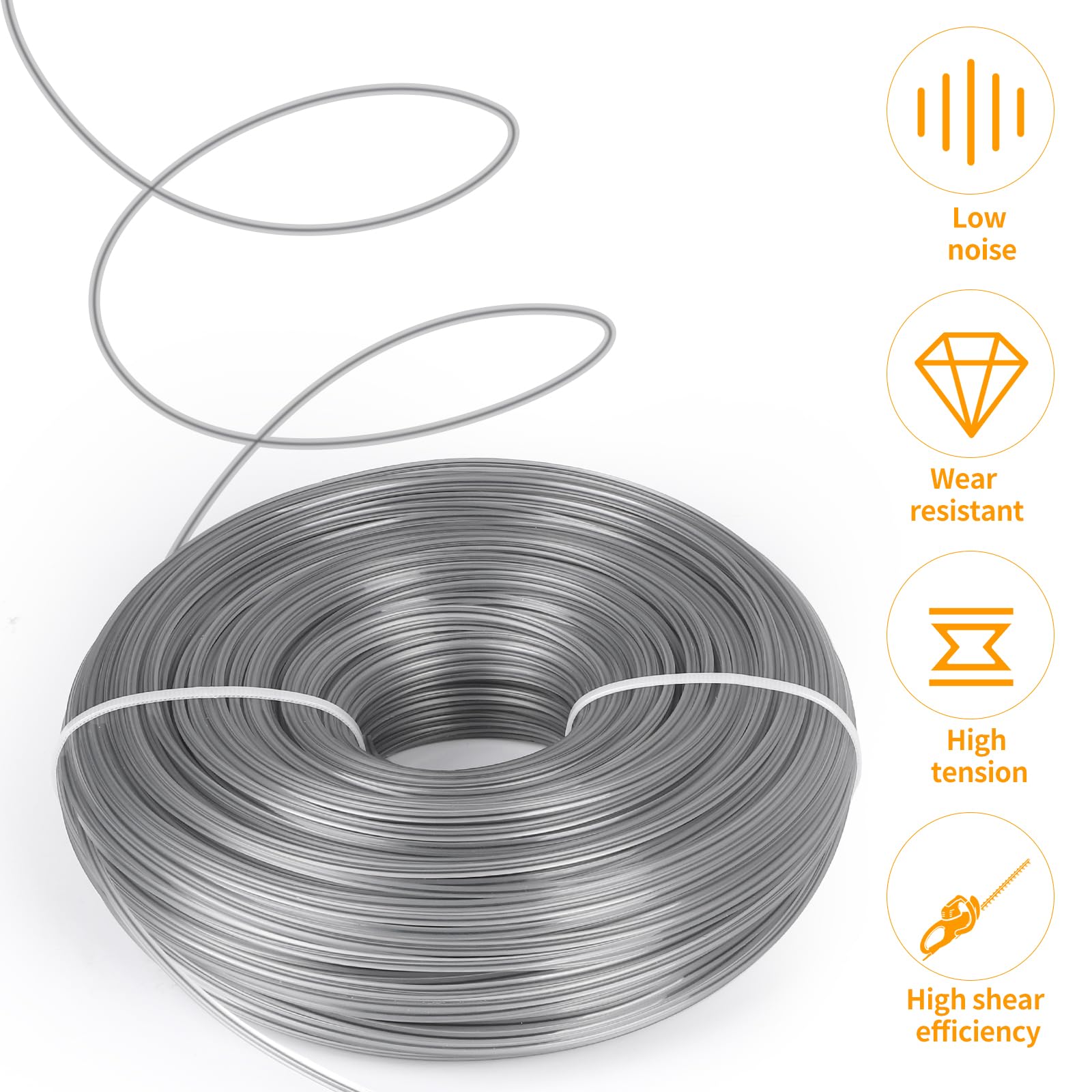 GOPLUS Tagliaerba Elettrico A Filo Versatile 1200W, Impugnatura Pieghevole, Larghezza Di Taglio - Foto 9