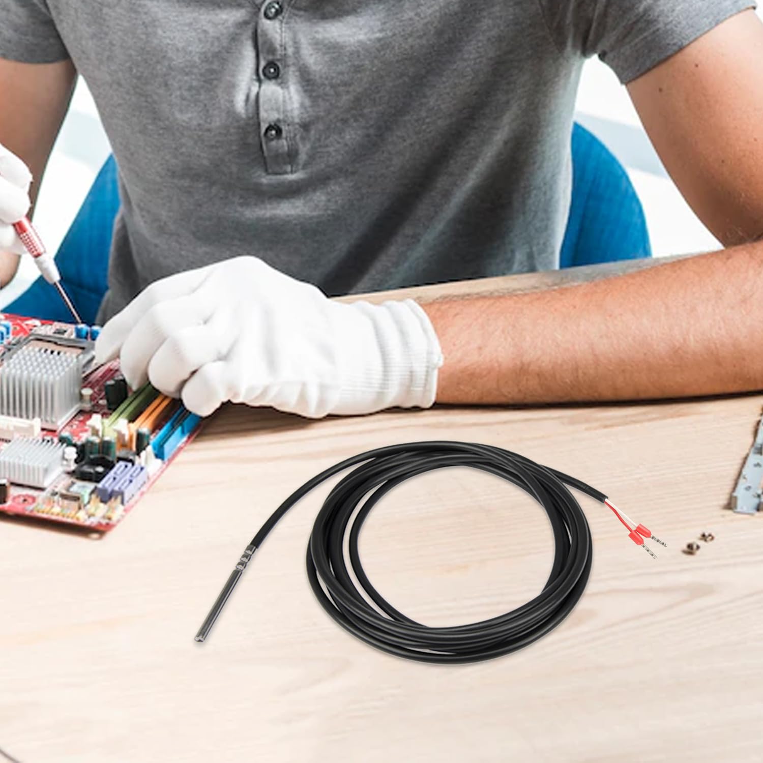 Yageo Nexensos 30504002 W-SZK(0) PT1000 Sensore Di Temperatura Al - Foto 3