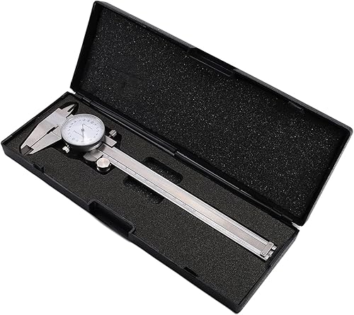 Miniatura 8 de Utoolmart Calibre Vernier de esfera plateada de 0.001 in de precisión de 5.906 in con estuche