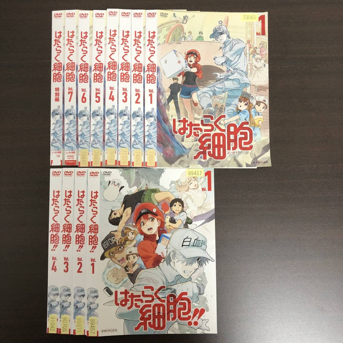 Amazon.co.jp: レンタル使用済DVD アニメ はたらく細胞 全7巻+特別編  