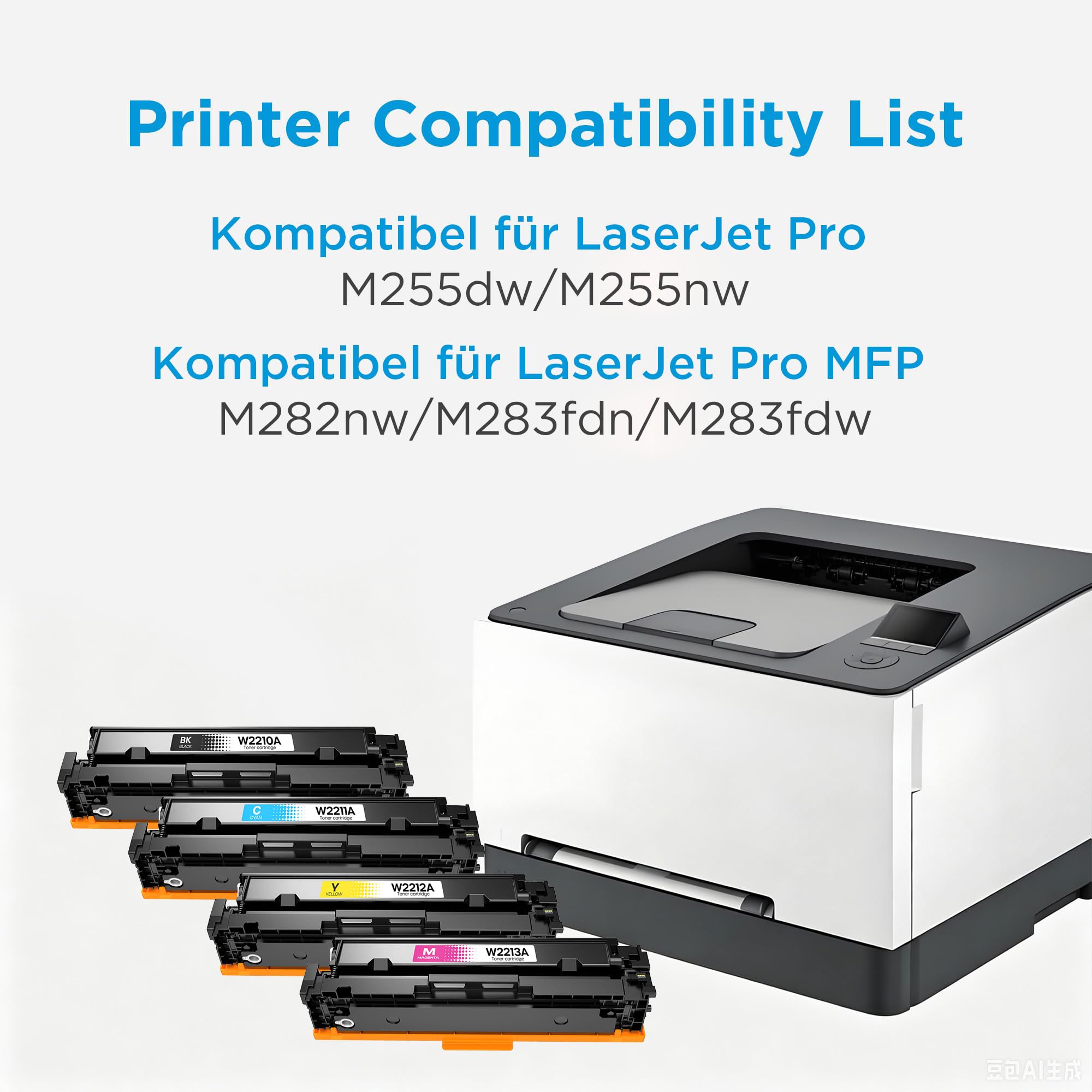 Toner 207A 207X kompatybilny z HP Color LaserJet Pro MFP M283fdw
