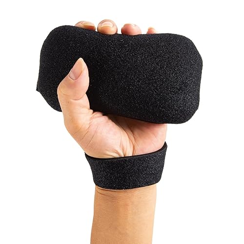 Protector de palma para contractura de mano, cojín de contractura de dedo para rehabilitación accidente cerebrovascular hemipléjico, artritis,