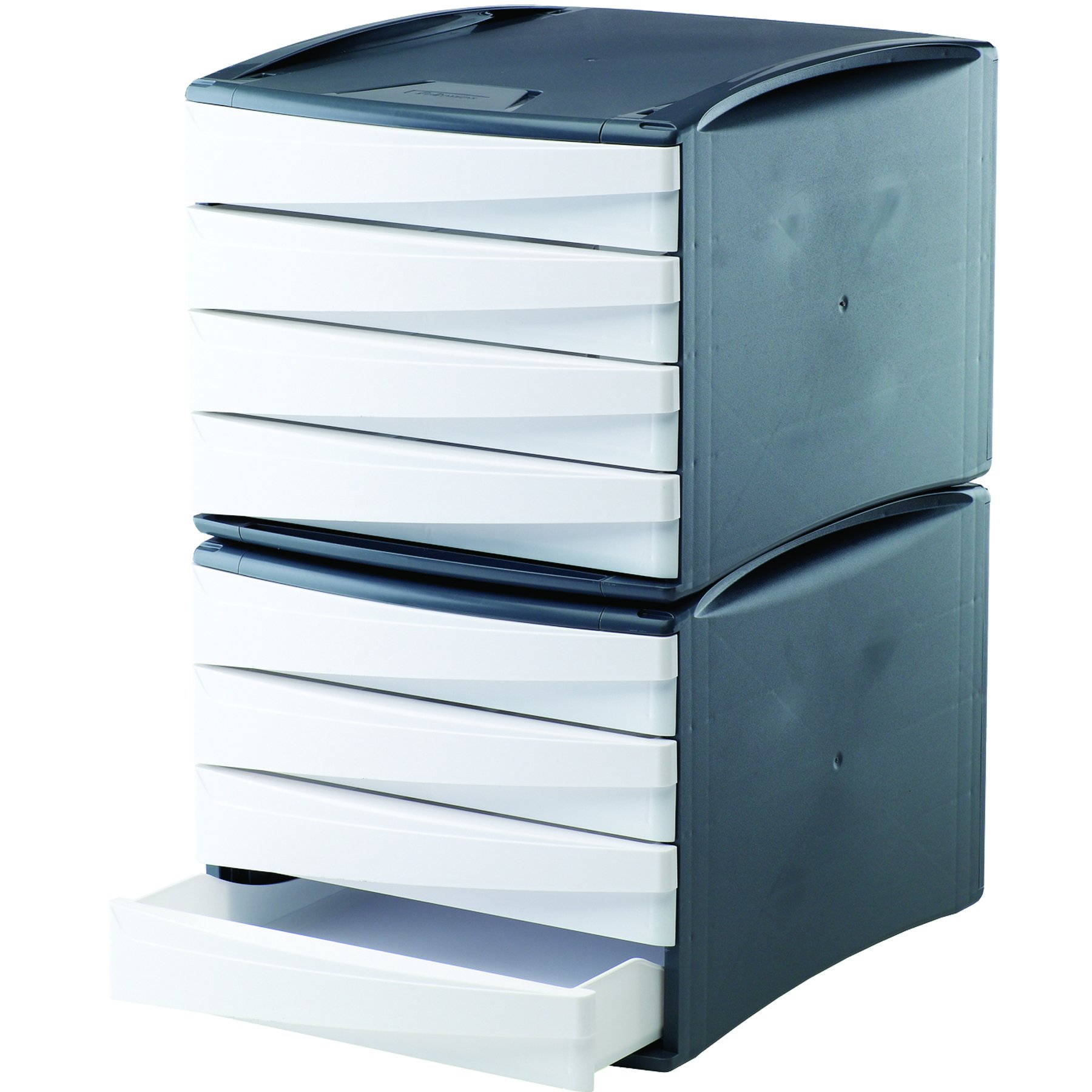 Fellowes Green2Desk - Módulo organizador de 4 cajones, color blanco