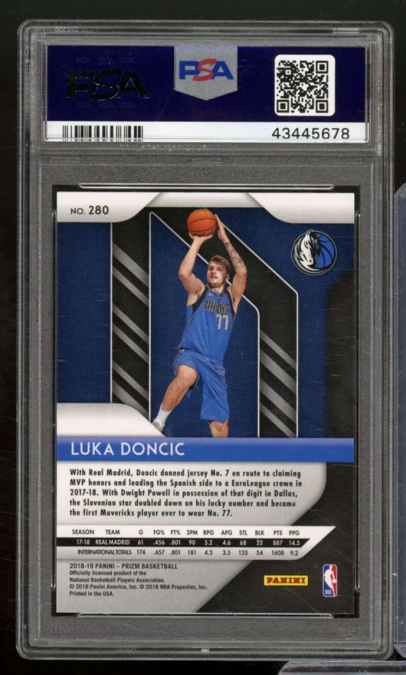 Amazon.com: Luka Doncic Rookie Card 2018-19 Panini Prizm #280 PSA 