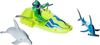 WILD REPUBLIC Dolphin, Hammerhead, Speed Boat, Oars, Scuba Diver, Gifts for Kids, Adventure Playset Piece 6