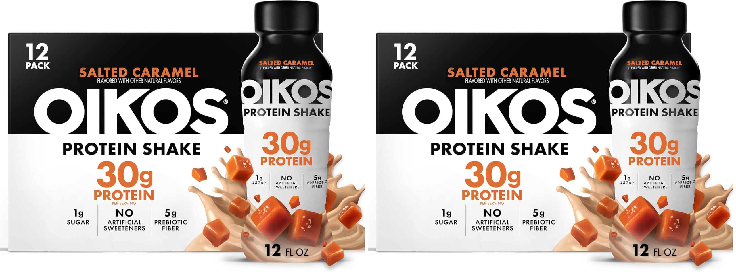 Amazon.com : Oikos Protein Shake, Salted Caramel, 30g High Protein