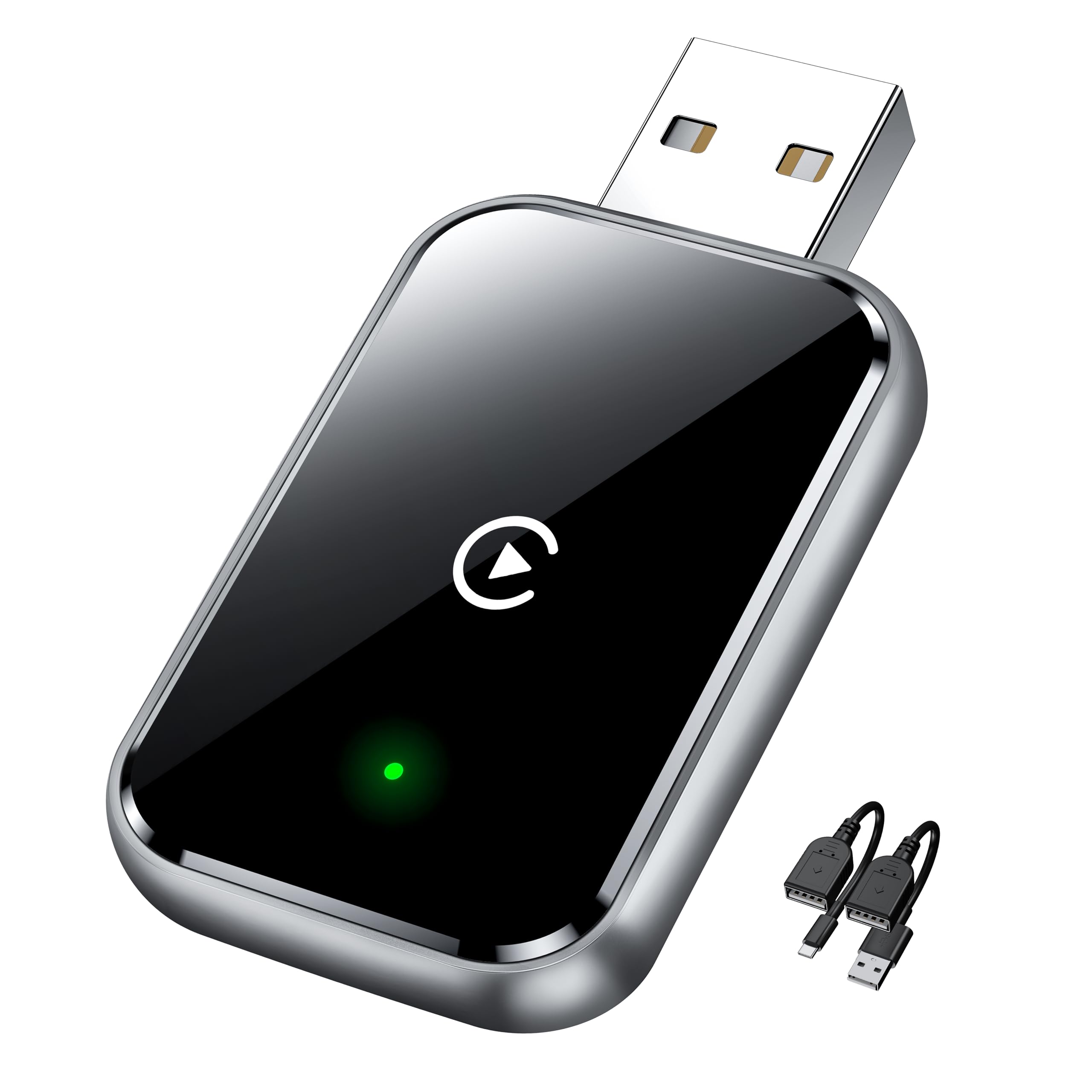 Wireless CarPlay Adapter for Apple CarPlay?Convert Wired to Wireless iPhone CarPlay Adapter?Plug and Play, No Latency, Mini Wireless CarPlay Dongle for Cars from 2016 and iOS 10+ ?Black?