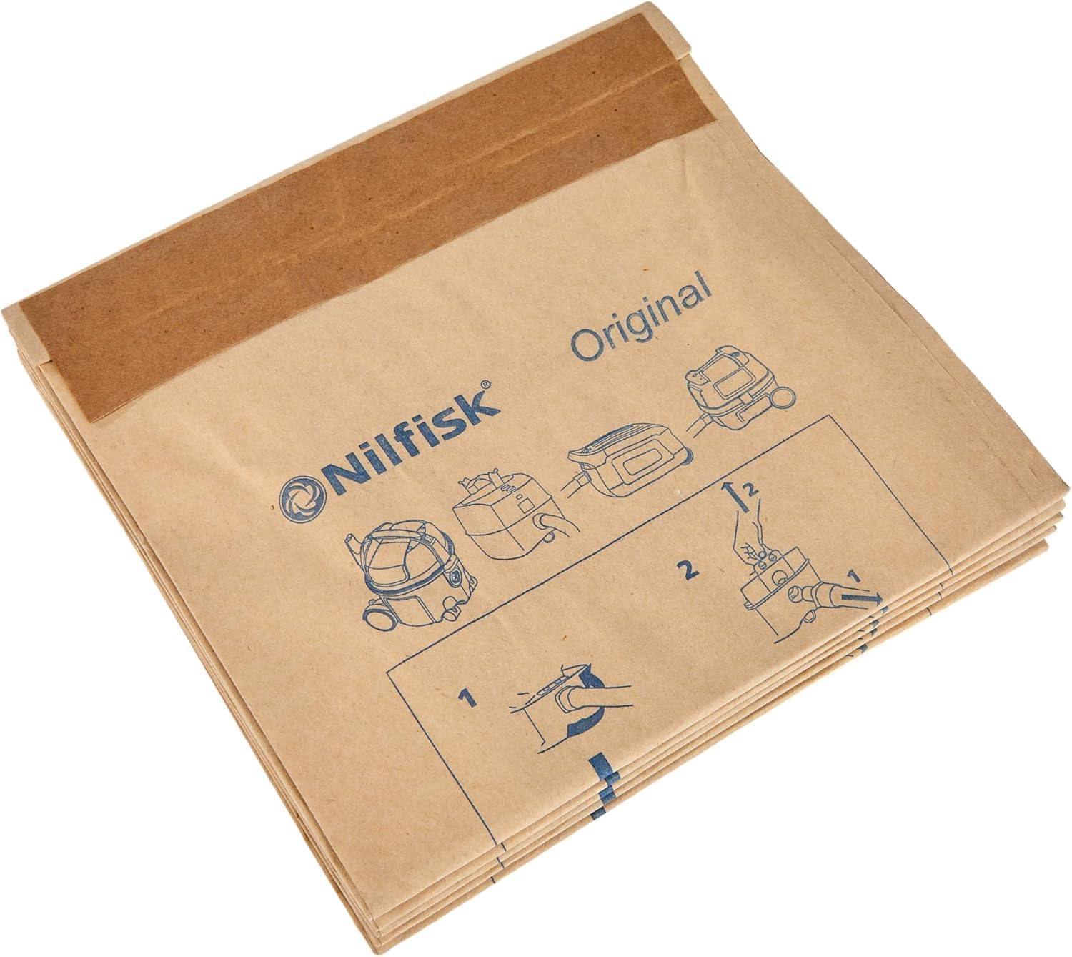 Amazon.com - Nilfisk 82222900 Set of Five 10 Liter Dust Bags for
