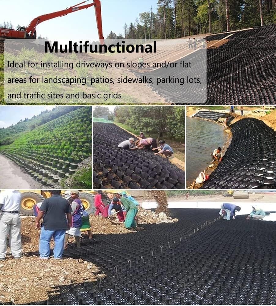 JSY グラベルグリッド Gravel Ground Grid，Geo Grid For Sidewalk Parking Lot