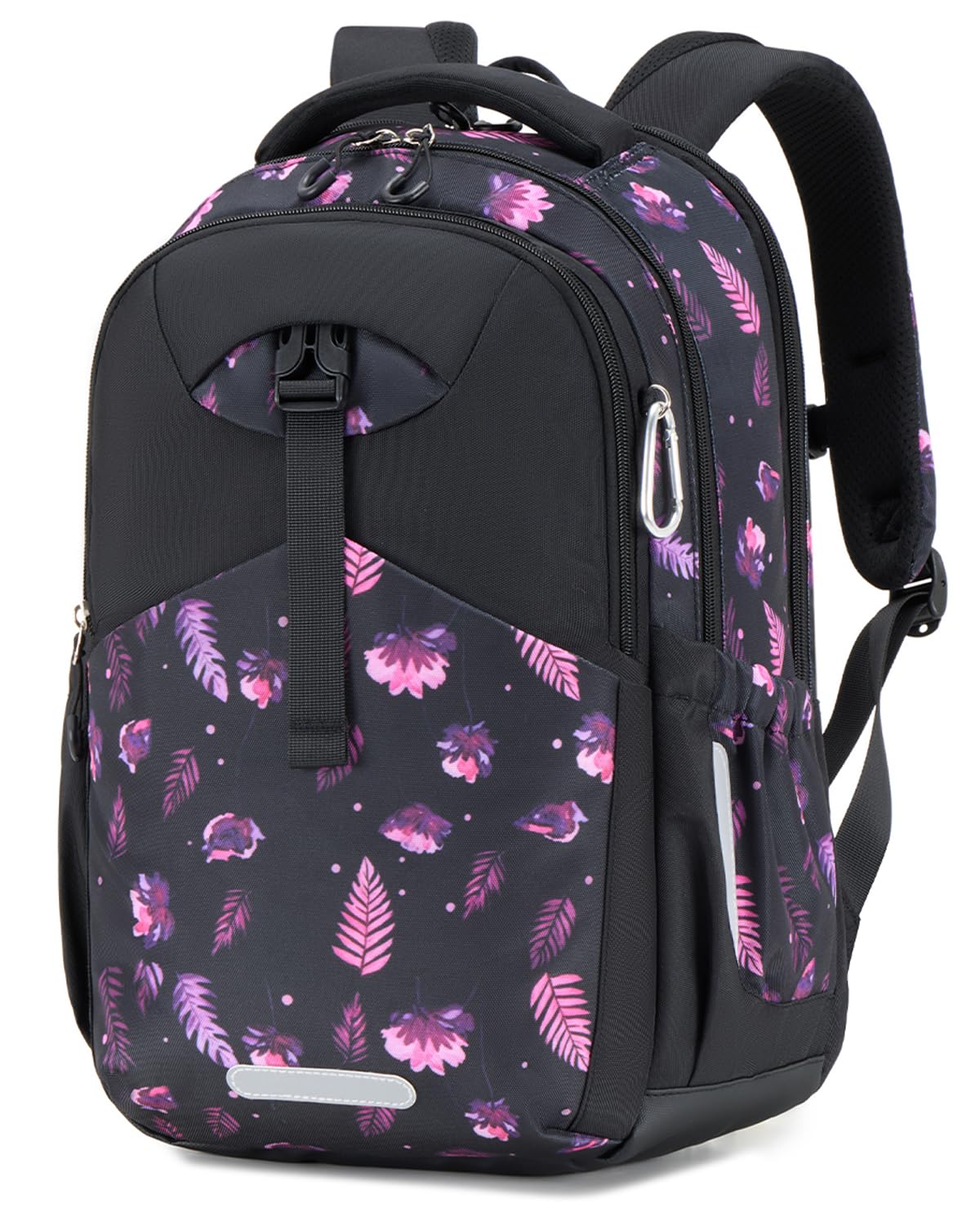 Amythe Schulrucksack Jungen Mädchen Teenager Rucksack, Ergonomische Schultasche mit Regenschutz, 30L Schulranzen Wasserdichter mit Abnehmbarem Hüftgurt für Bergsteigen, Reisen