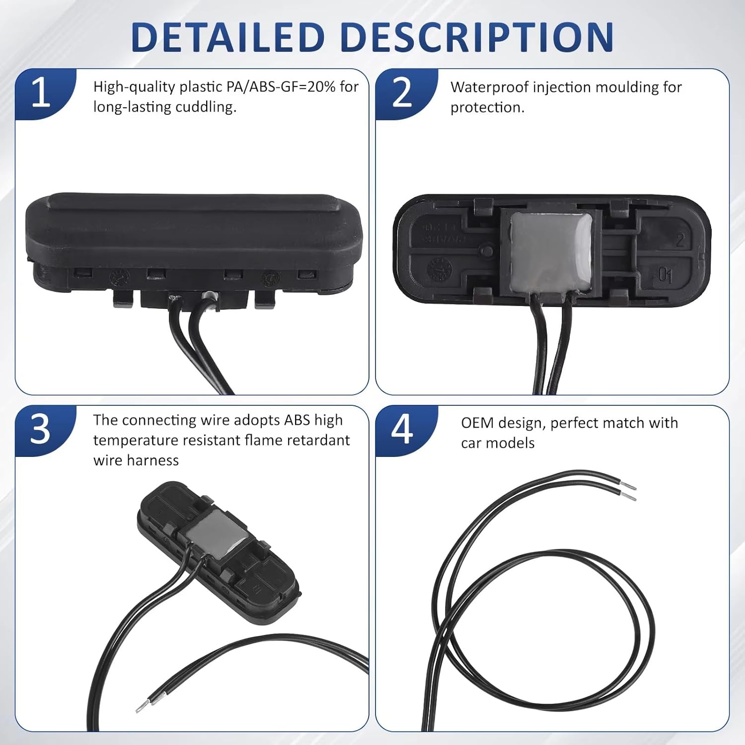 Tailgate Opener Button Compatible with Chevrolet for Cruze 2011-2015 Limited 2016 1.4L 95270497 95268119 Trunk Switch Rear Lid Release