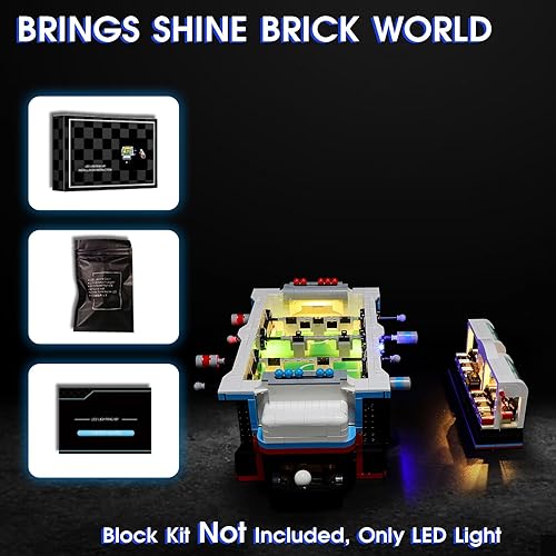 Miniatura 12 de Vaodest Luz LED para modelo Lego 21326, diseño y configuración compatible con el modelo 21326 (solo luz LED, no kit de bloques de construcción)