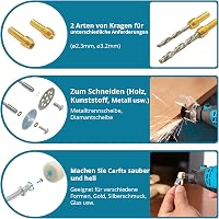 Tilswall Multifunkciós Rotációs Szerszám 160W - 145 Tartozékkal, 8000-33000 RPM, Flexibilis Tengellyel Maráshoz, Gravírozáshoz és Csiszolásh 4