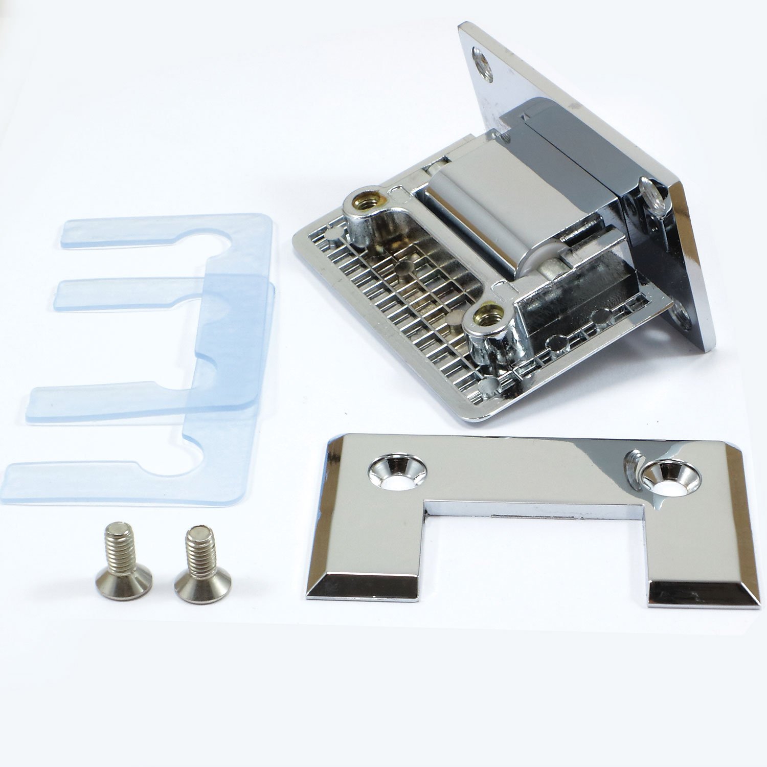 Glasscharnier 180 Grad Für Duschtüren - Edelstahl Wandhalterung Für Rahmenlose Glastüren