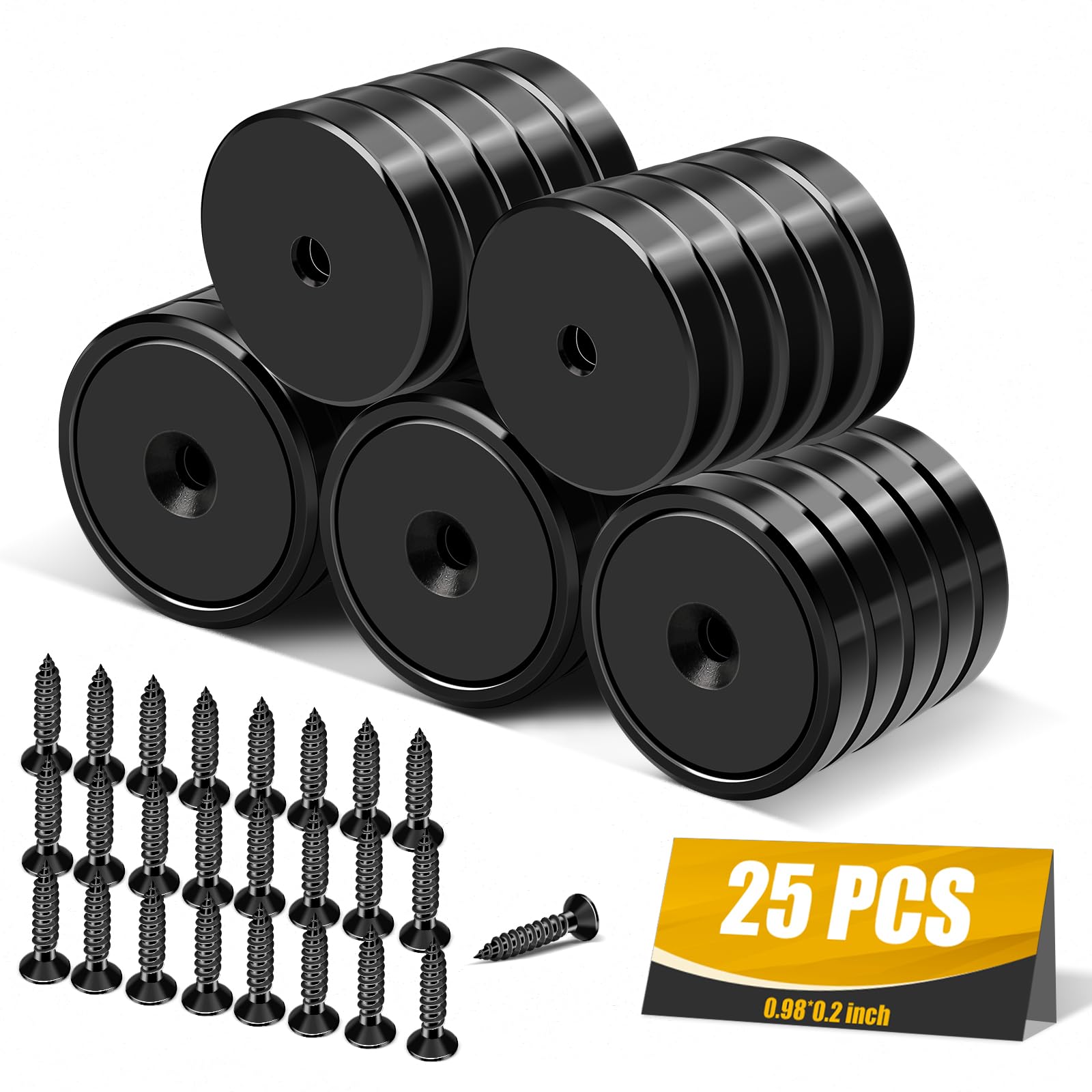 E BAVITE Strong Neodymium Magnets with Screws, 110 Lbs, 12 Pack — Amazon image 9
