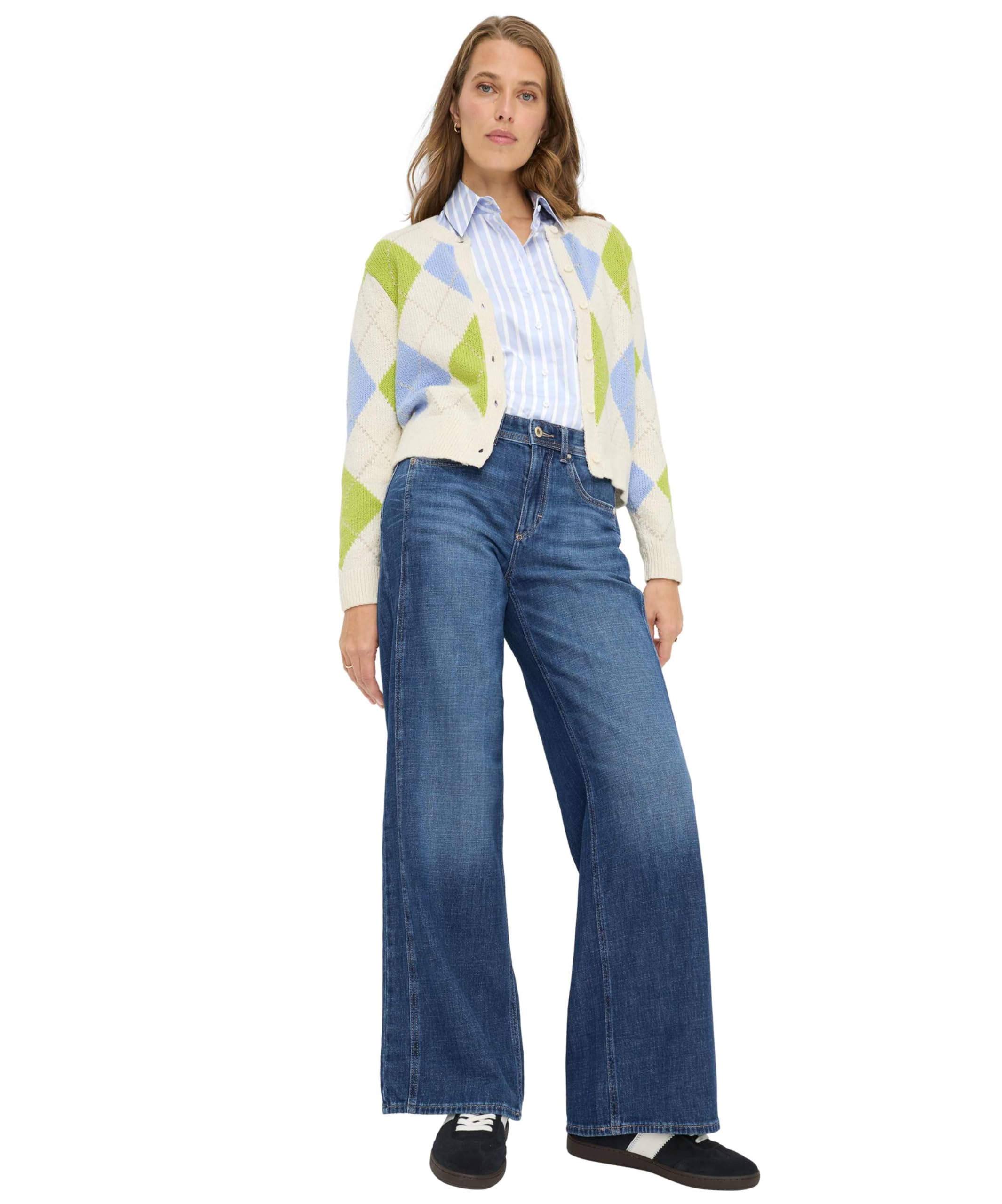 BRAX Style.Morgan Heritage Denim Wide Leg Pantalón para Mujer