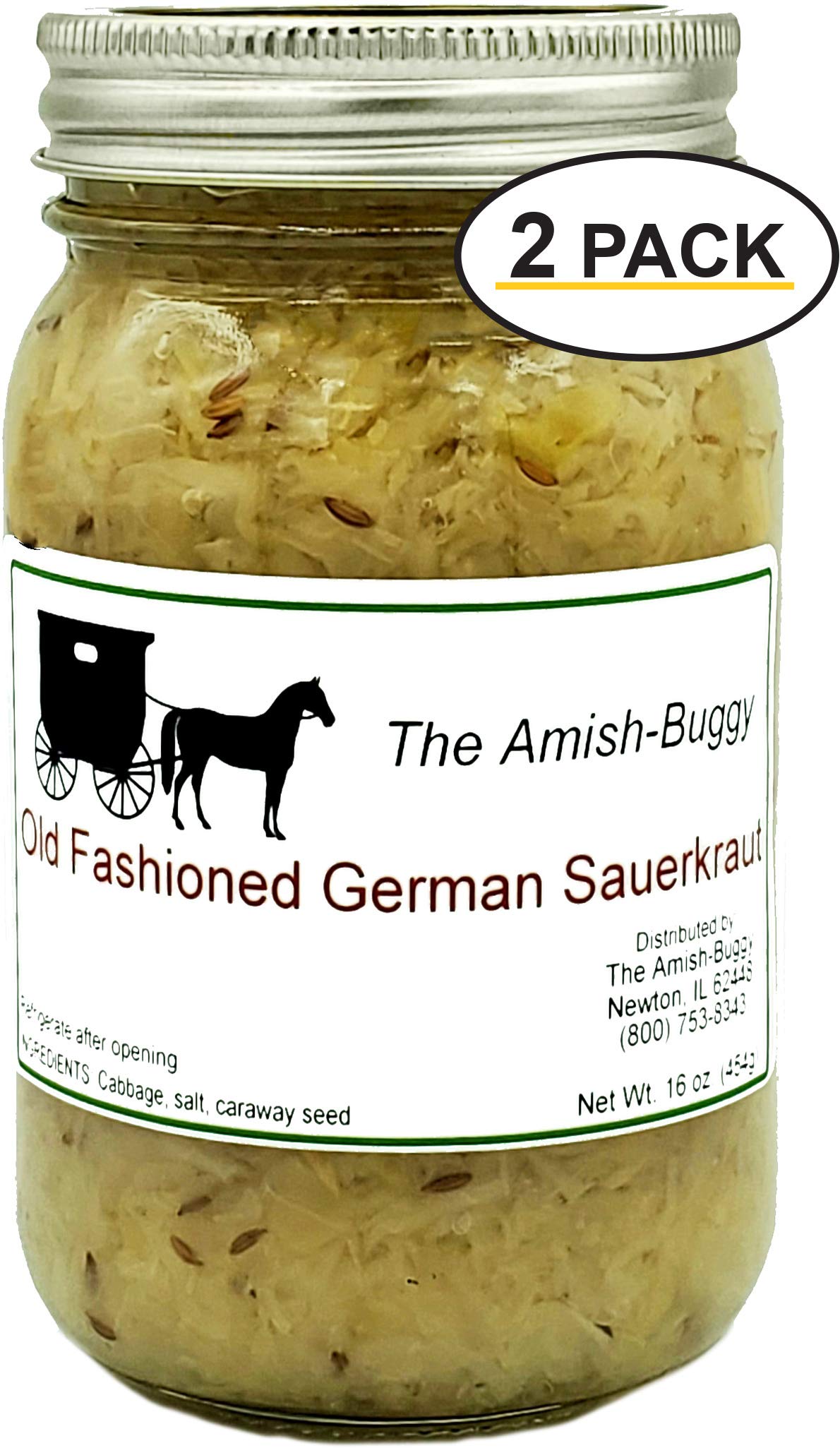 Pickled Vegetables - Two jars (German Sauerkraut)