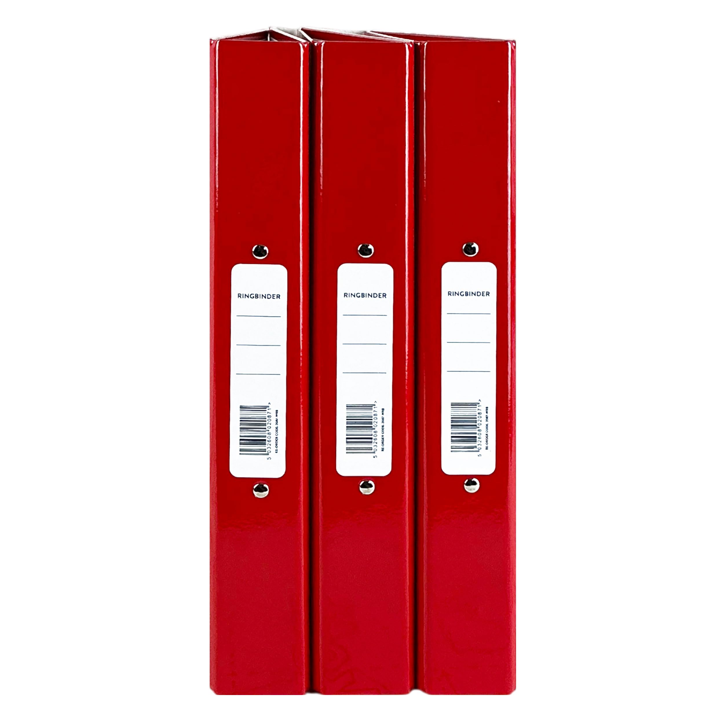 A4 Glossy 2-Ring Binder Files School Work Office 40mm Spine File Organiser