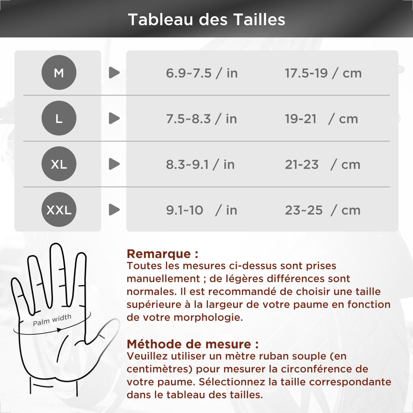 evermotor Gants de Moto, Gants de Moto pour Hommes et Femmes, Gants d'été à écran Tactile pour Moto, Motocross, Scooter, cyclomoteur, Quad, VTT