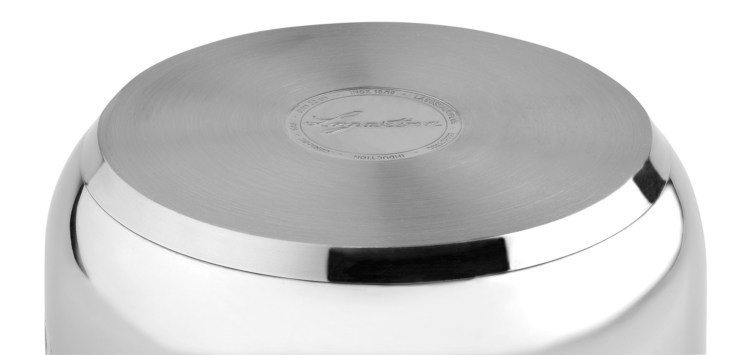 Pentola A Pressione Lagostina Briosa 5L - Acciaio Inox 18/10, Valvola 2 Pressioni, Per Induzione E Gas, Made In Italy - Foto 3