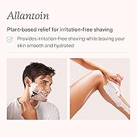 Vista 3 de MDacne Crema de afeitar para piel propensa al acné, calmante, sin aceite, elimina quemaduras de afeitar, cortes e infecciones, reduce la irritación