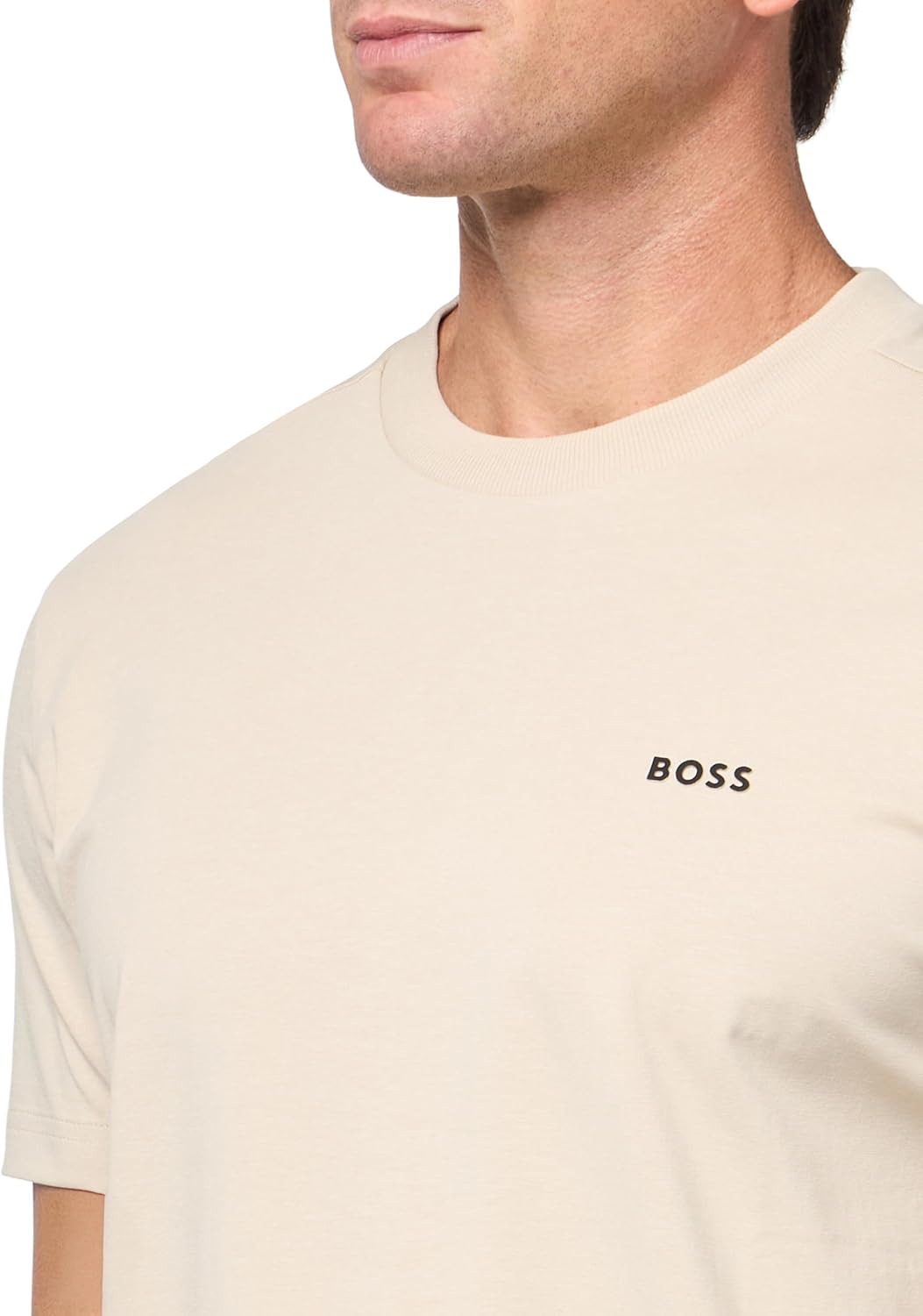 BOSS Men's Contrast Logo Cotton Stretch T-Shirt - Image 3