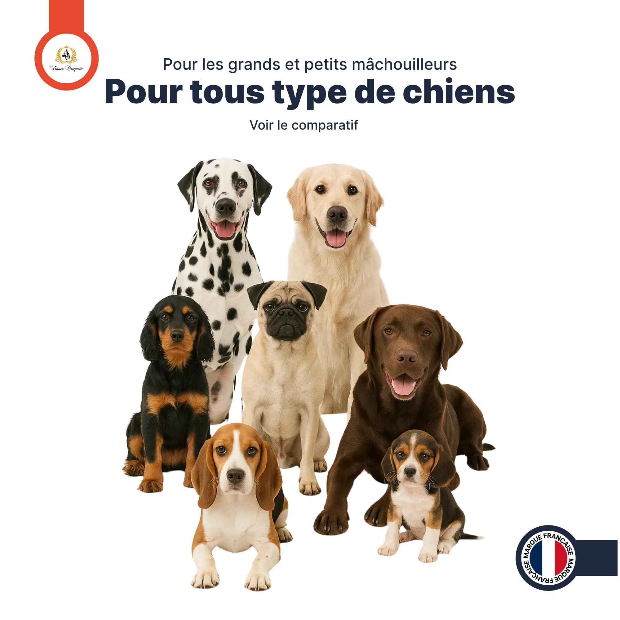 Bois de Cerf Fendu pour Chien, friandise à mâcher Naturelle Longue durée, Soin Dentaire mécanique, Occupation & Plaisir, 100% Bois de cerf (XL)